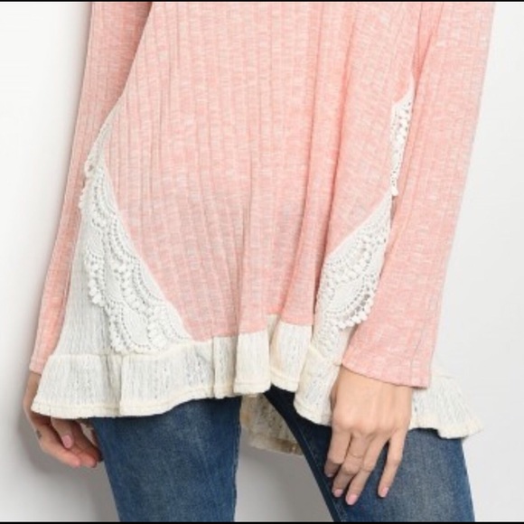 💕1 M left 💕 Light Ribbed Long Sleeved Sweater 💕 - Picture 2 of 3